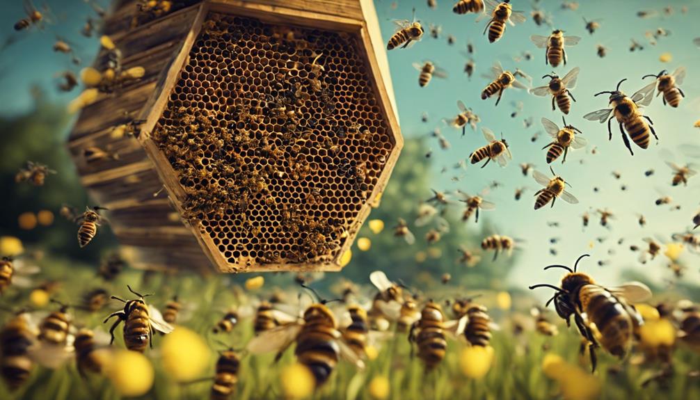bees abundance of drones