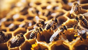 bees create hexagonal cells