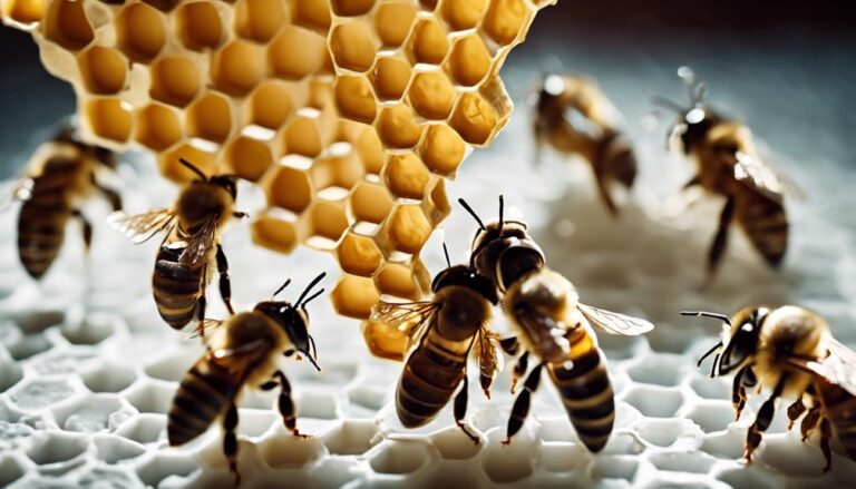 bees create intricate hives