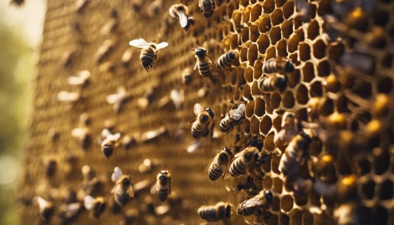 bees in a hive