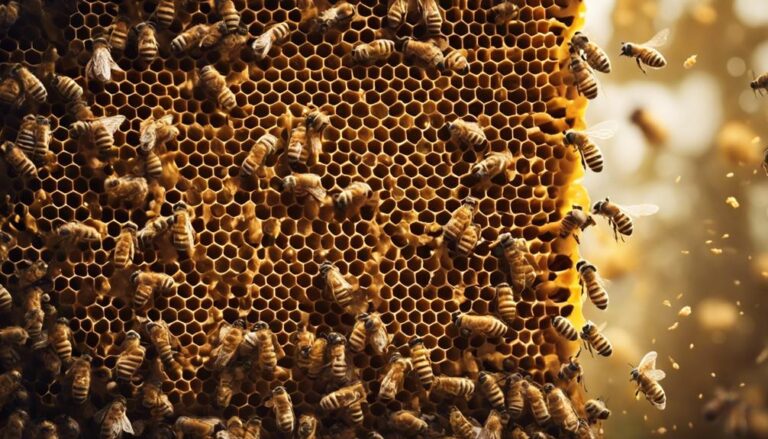 hive overflowing with honey