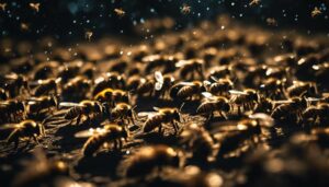 honeybees do not fly at night