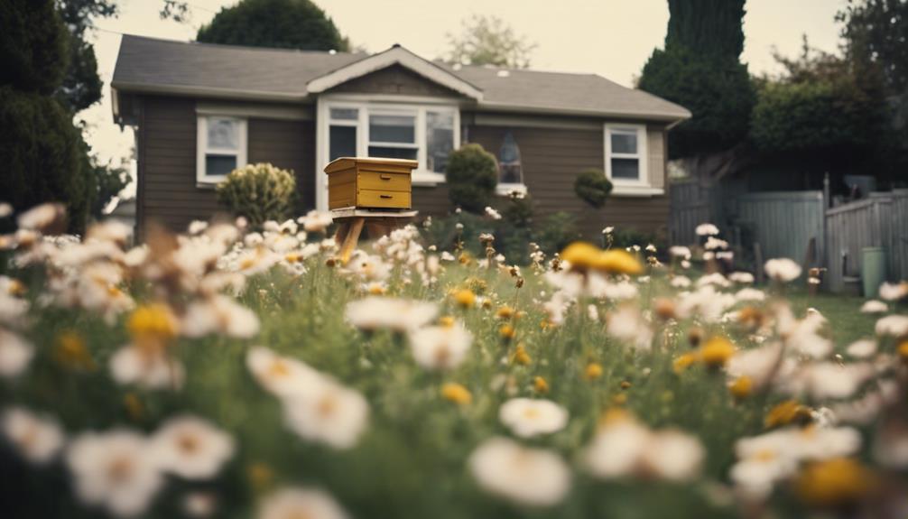 ideal distance for beehives