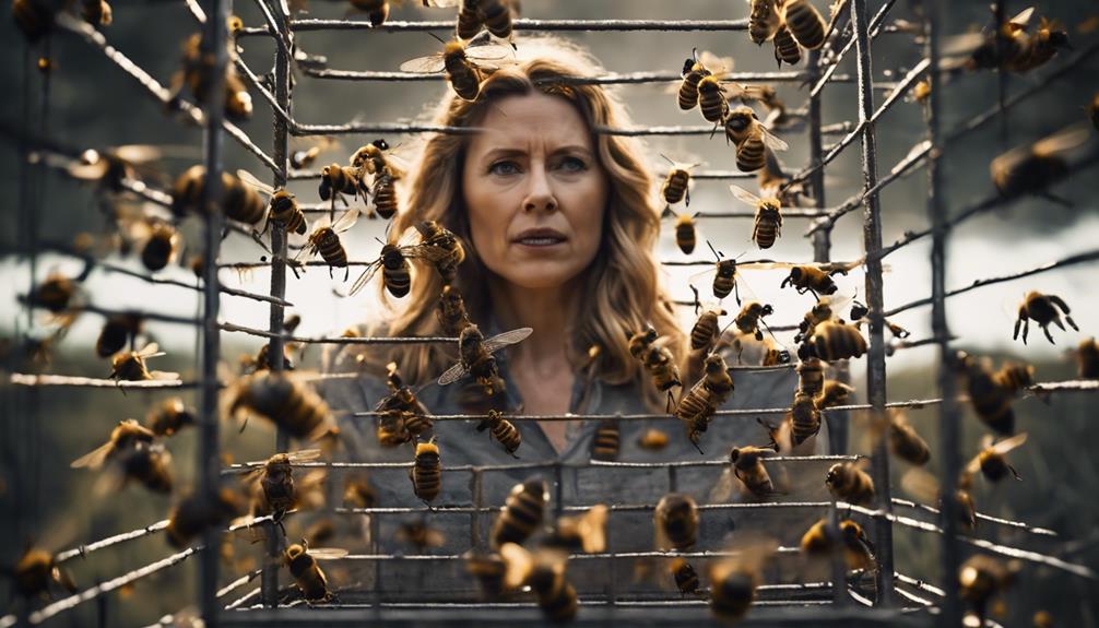queen bee in captivity