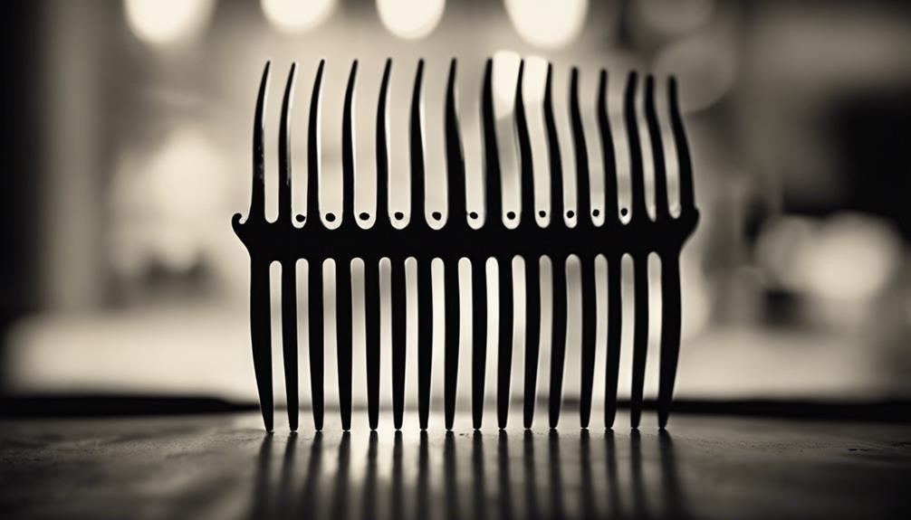 vintage comb needs restoration